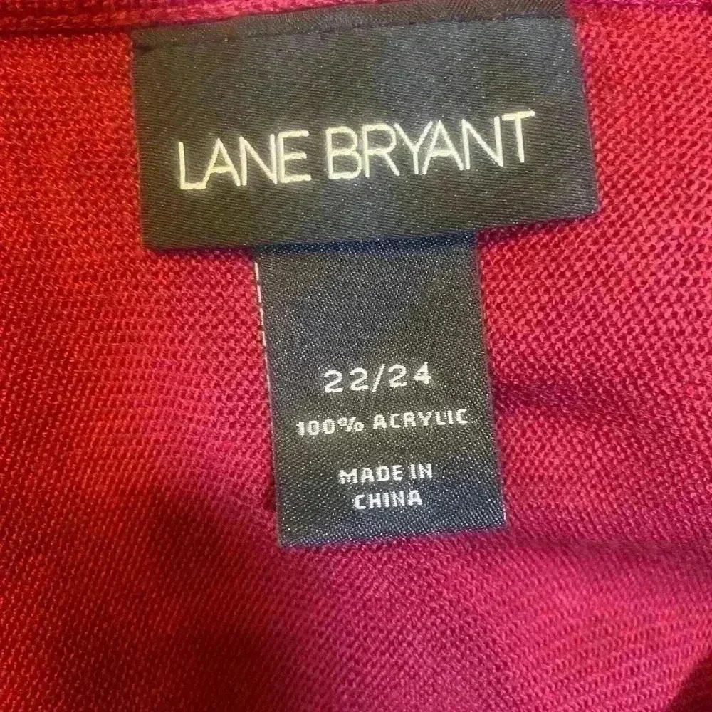 Lane Bryant Top with wide sleeves in fushia Size 22/24 EUC - Picture 4 of 6